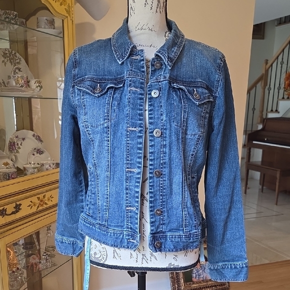 Style & Co. Jackets & Blazers - Style & Co. Denim Blue Women's Jacket Size Medium